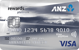 ANZ Rewards Platinum card